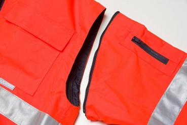 Planam Warnschutz Comfortjacke orange/marine