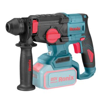 Ronix 20V Bürstenloser Akku-Bohrhammer, 2,5 J ohne Akku und Ladegerät