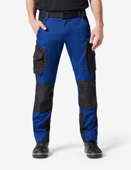 FHB Florian Arbeitshose, royalblau-schwarz, Größe 48