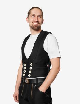 FHB Detlef Zunftweste, schwarz, Größe 54