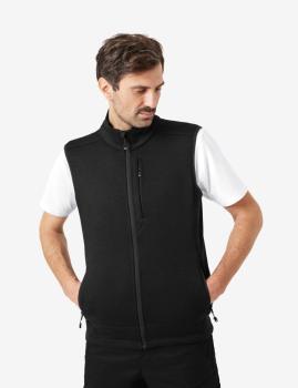 FHB Adde Strick-Fleece-Weste, schwarz, Größe XL