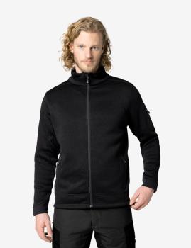 FHB Christoph Strick-Fleece-Jacke, schwarz, Größe 2XL