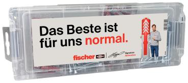 Fischer MiniFixTainer DuoPower + Schrauben – Produktabbildung