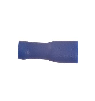 HM Müllner Flachsteckerhülsen 4,8mm, Blau – Typabbildung