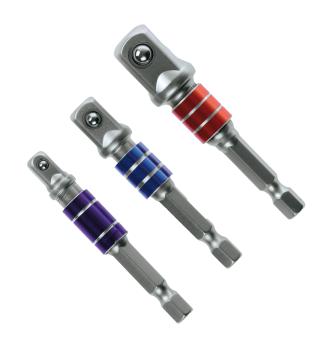 HM Müllner Adaptersatz 3 tig farbig, 1/4