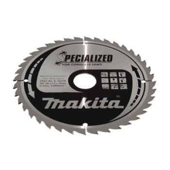 Makita Kreissägeblatt Specialized 190 × 30 mm, 40 Zähne B-32976