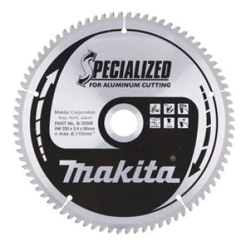 Makita Kreissägeblatt Specialized 250 × 30 mm, 80 Zähne B-33308