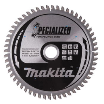 Makita Kreissägeblatt Specialized 165 × 20 mm, 56 Zähne B-56770