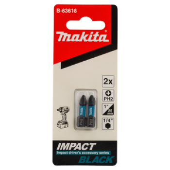 Makita Bit PH2 Impact Black, 2 Stück B-63616
