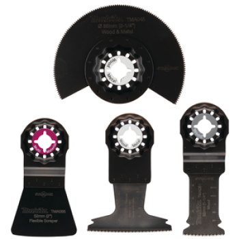 Makita Multifunktionswerkzeug-Set 4-tlg. Fußboden Starlock B-67505