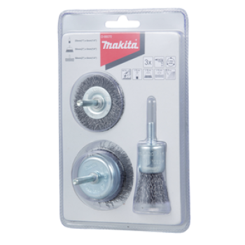 Makita Rundbürsten-Set 3-tlg D-66070