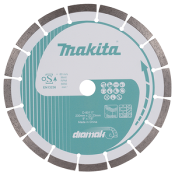 Makita Diamak 230 mm Diamanttrennscheibe D-80117