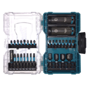 Makita Bit-Schlagsteckschlüssel-Set 30-tlg. Impact Black E-22903