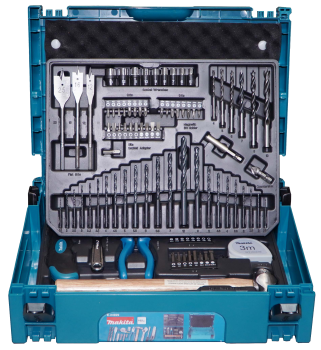 Makita Bohrer- und Bitset mit Handwerkzeugen, 102-teilig E-24929