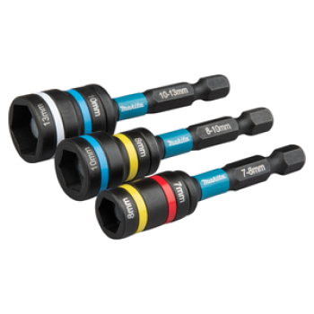 Makita Steckschlüssel-Set 2-in-1 3-tlg. Impact Black E-29826