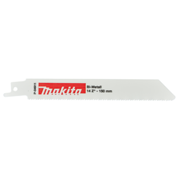 Makita Reciprosägeblatt 150 mm BiM, 14 Zähne/Zoll, 5 Stück P-04911