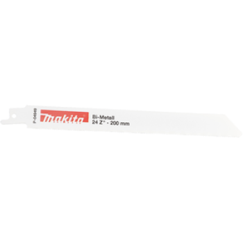 Makita Reciprosägeblatt 200 mm BiM, 24 Zähne/Zoll, 5 Stück P-04949