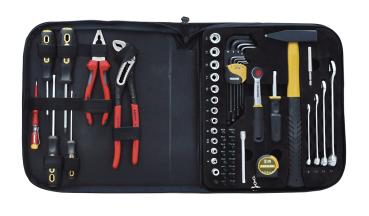 Proxxon Werkzeugtasche mit Werkzeug, 48-teilig 23670 – Herstellerabbildung