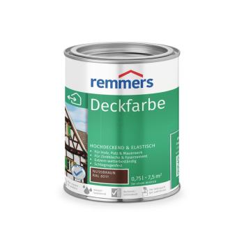 Remmers Deckfarbe – nussbraun – 0,75 l