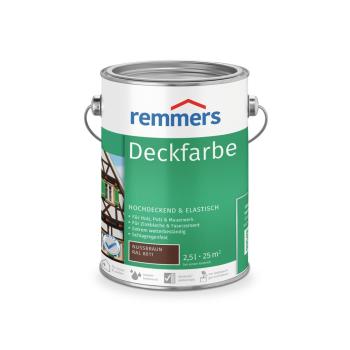 Remmers Deckfarbe – nussbraun – 2,5 l