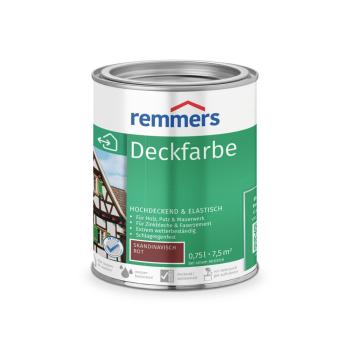 Remmers Deckfarbe – skandinavisch rot – 0,75 l