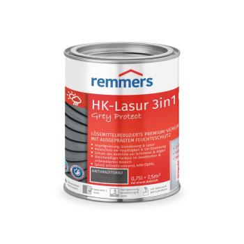 Remmers HK-Lasur 3in1 [plus] – anthrazitgrau – 0,75 l