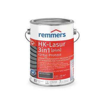 Remmers HK-Lasur 3in1 [plus] – anthrazitgrau – 2,5 l