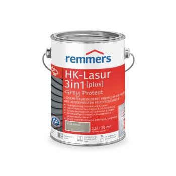 Remmers HK-Lasur 3in1 [plus] – silbergrau (RC-970) – 2,5 l