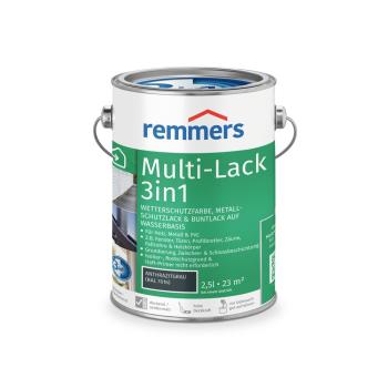 Remmers Multi-Lack 3in1 – anthrazitgrau (RAL 7016) – 2,5 l