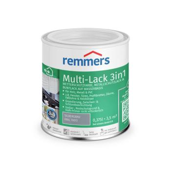 Remmers Multi-Lack 3in1 – silbergrau (RAL 7001) – 0,375 l