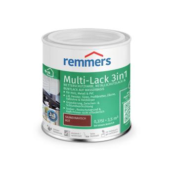 Remmers Multi-Lack 3in1 – skandinavisch rot – 0,375 l