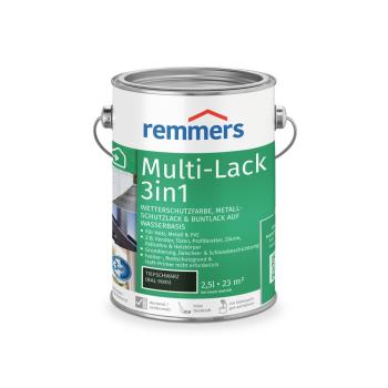 Remmers Multi-Lack 3in1 – tiefschwarz (RAL 9005) – 2,5 l