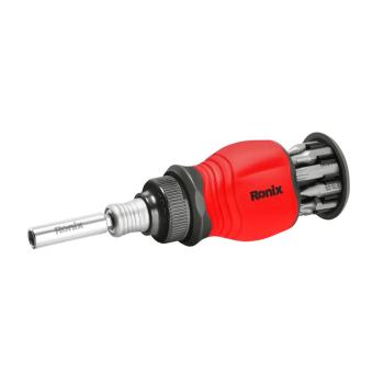 Ronix Kompakter Ratschenschraubendreher, 10-in-1 RH-2729 – Produktansicht