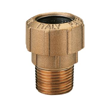 Sirocco Messing-Kupplung 32 mm x 1 Zoll AG für PE-Rohr – Produktabbildung