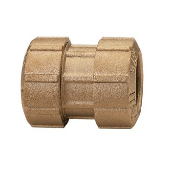 Sirocco Messing Kupplung gerade-kurz, 2 x Verschraubung 32 mm – Produktabbildung