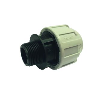 Sirocco PP-Kupplung mit Außengewinde 20 mm x 1/2 Zoll – Produktabbildung