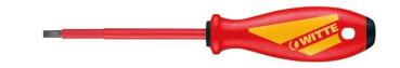 Witte Schraubendreher 4x100 mm flach VDE – Typabbildung