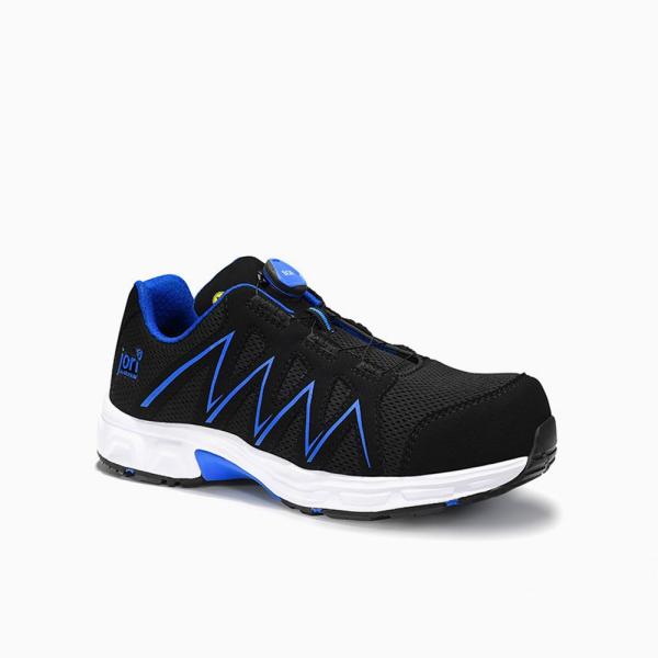 JORI Sicherheitshalbschuh jo_SPEEDY BOA® black-blue Low ESD S1PS