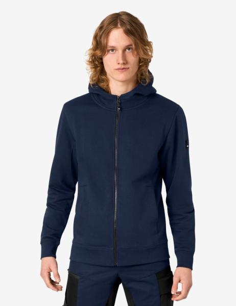 FHB Quentin Hoodie-Jacke Unisex, marine, Größe XL