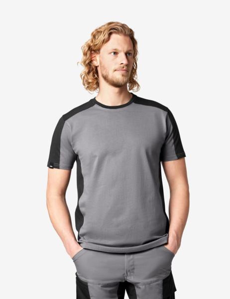 FHB Marc T-Shirt, grau-schwarz, Größe 5XL
