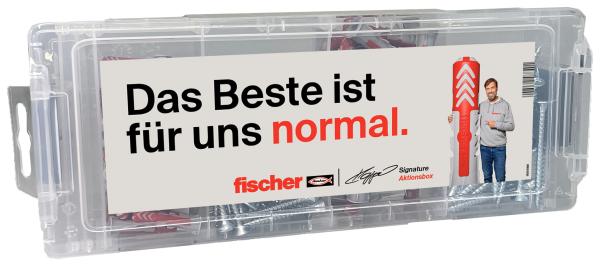 Fischer MiniFixTainer DuoPower + Schrauben – Produktabbildung
