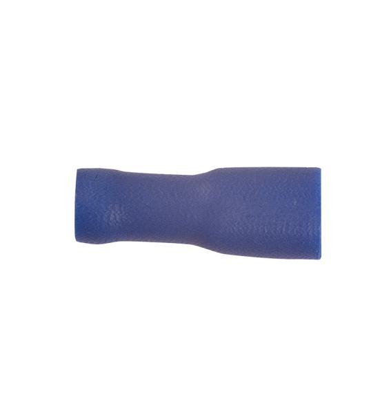 HM Müllner Flachsteckerhülsen 6,3mm blau – Typabbildung