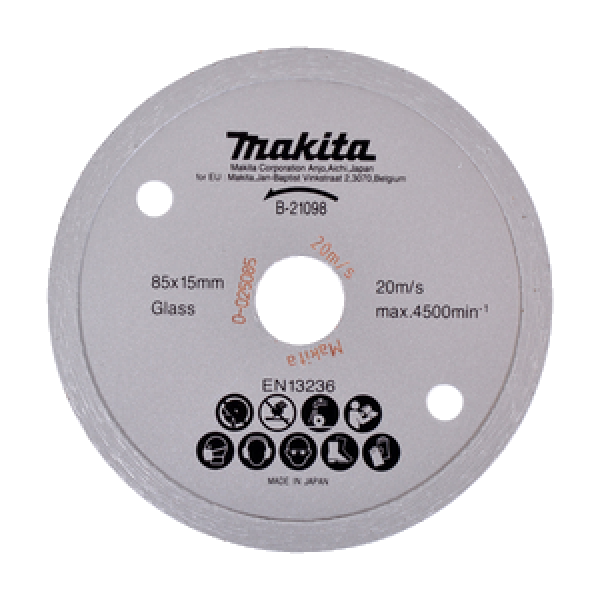 Makita Diamanttrennscheibe Glas B-21098