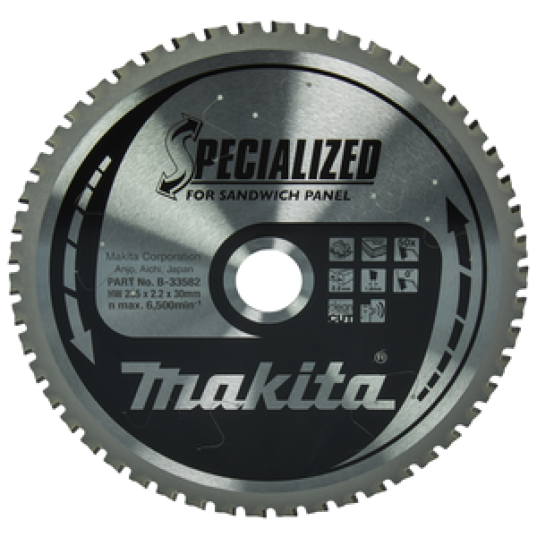Makita Kreissägeblatt Specialized 235 × 30 mm, 50 Zähne B-33582