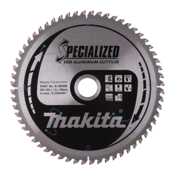 Makita Kreissägeblatt Specialized 165 × 20 mm, 60 Zähne B-56568