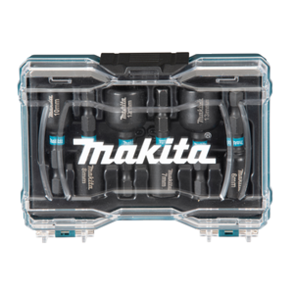 Makita Steckschlüssel-Set 6-tlg. 1/4“ Sechskant Impact Black E-15768