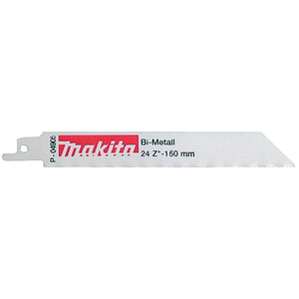 Makita Reciprosägeblatt 150 mm BiM, 24 Zähne/Zoll, 5 Stück P-04905