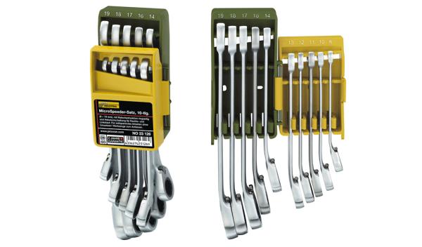 Proxxon MicroSpeeder-Satz im Klapphalter, 10-teilig, 8–19 mm 23126 – Herstellerabbildung