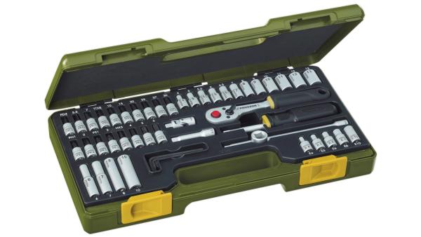 Proxxon Feinmechanikersatz, 1/4 Zoll, 50-teilig 23280 – Herstellerabbildung