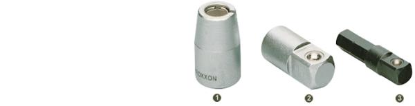 Proxxon Bitadapter, 1/4-Zoll-Innenvierkant auf 1/4-Zoll-Innensechskant 23780 – Herstellerabbildung (Typ- oder Sortimentsabbildung)